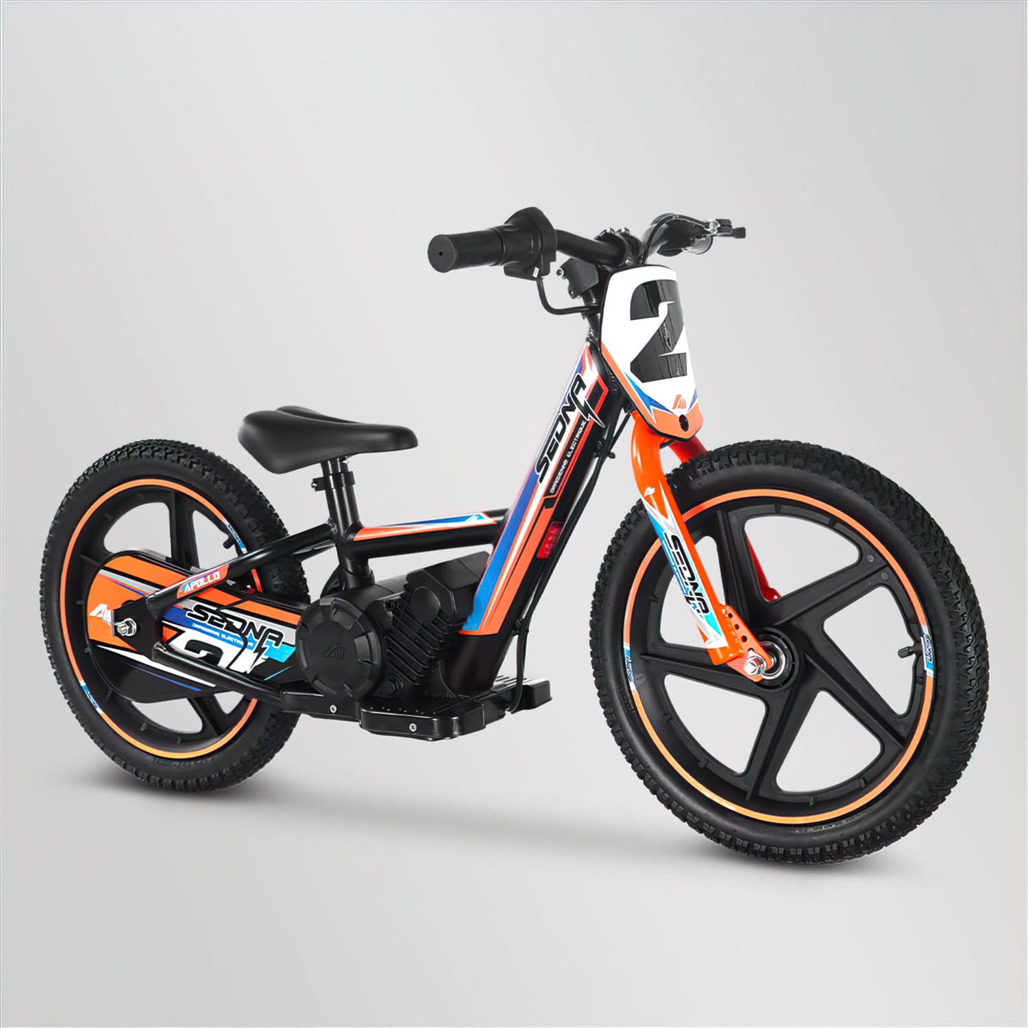 APO 32724 16 Apollo Sedna 2021 Orange Electric Push Bike