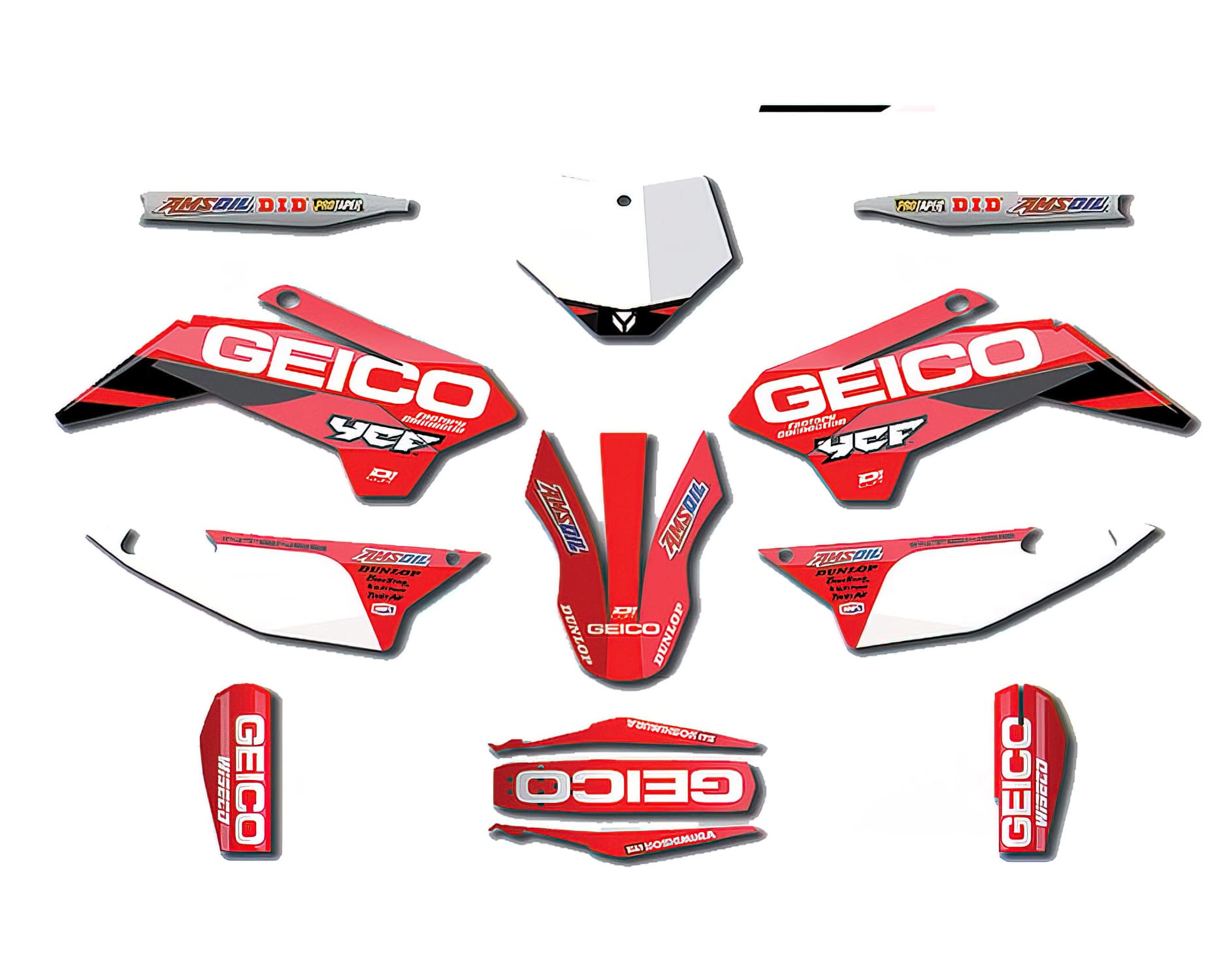 MB20-90-107 Deco Kit Geico D'cor 2019 Pit Bike YCF Pilot / SP