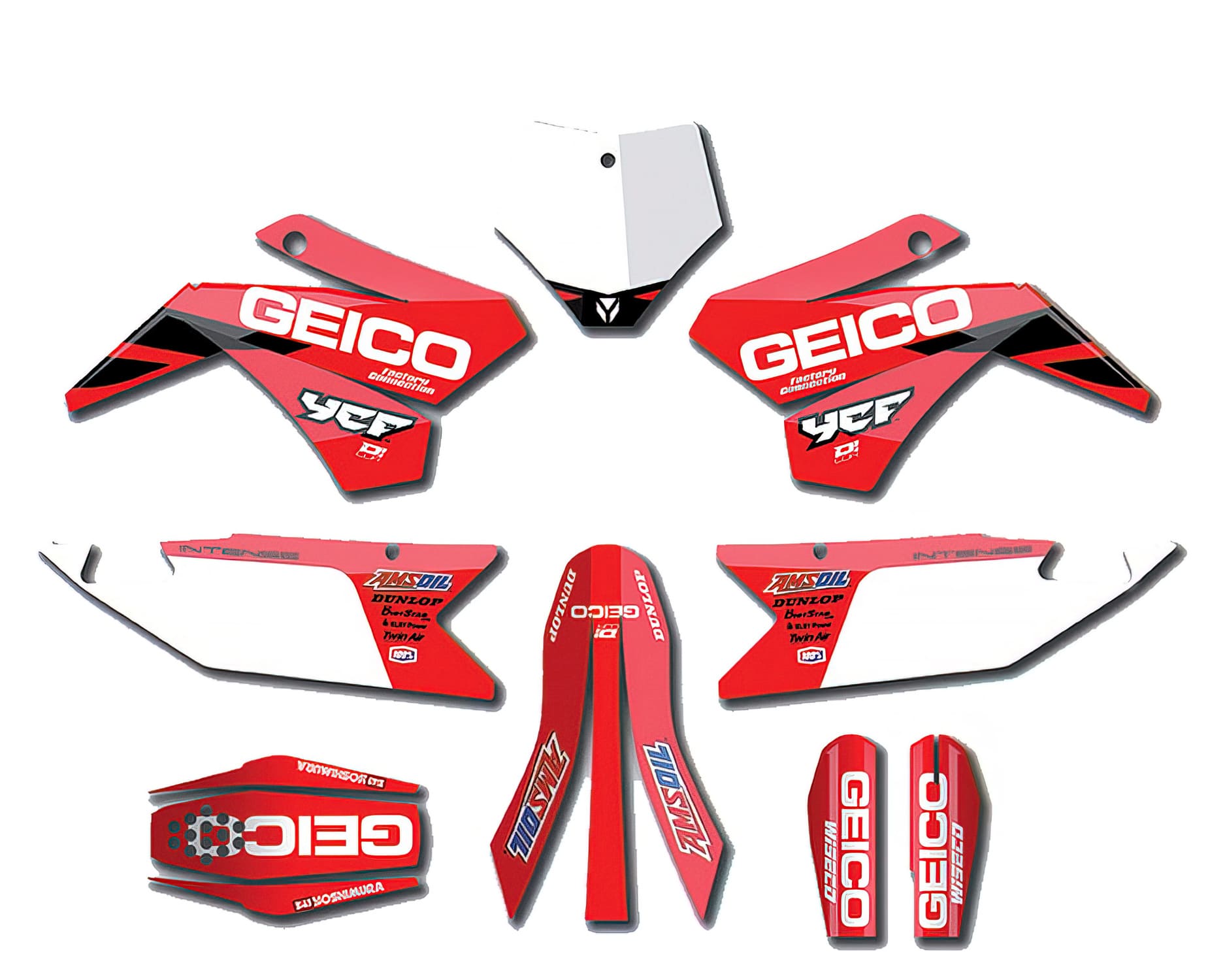 MB20-90-110 Kit Deco Geico D'cor 2019 Pit Bike YCF Bigy