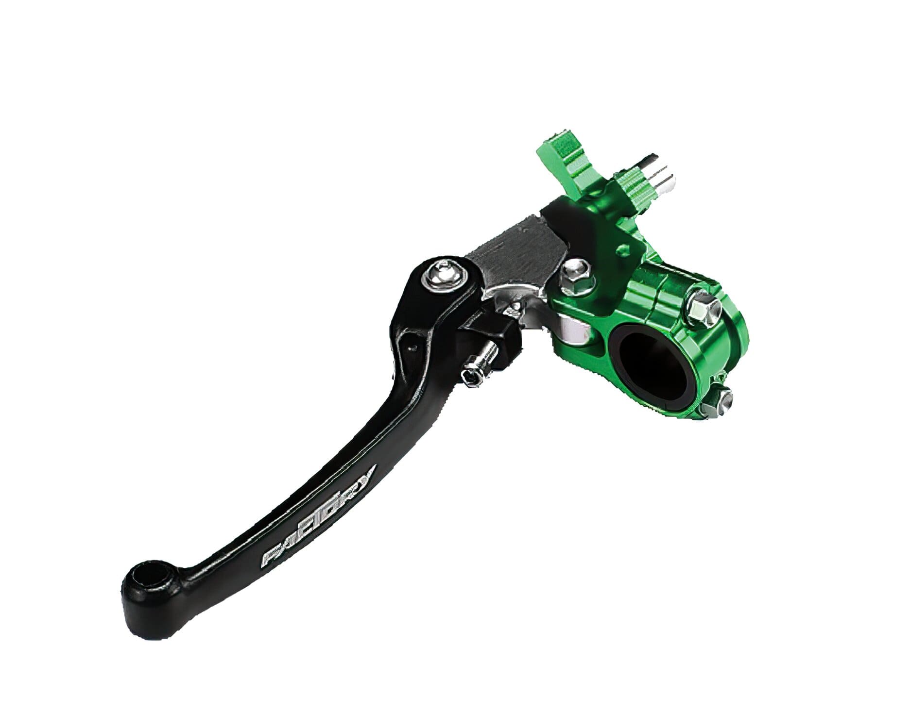 YCF-110-0103-06/GR Clutch Lever with CNC Holder YCF Factory Pit Bike / Dirt Bike Green