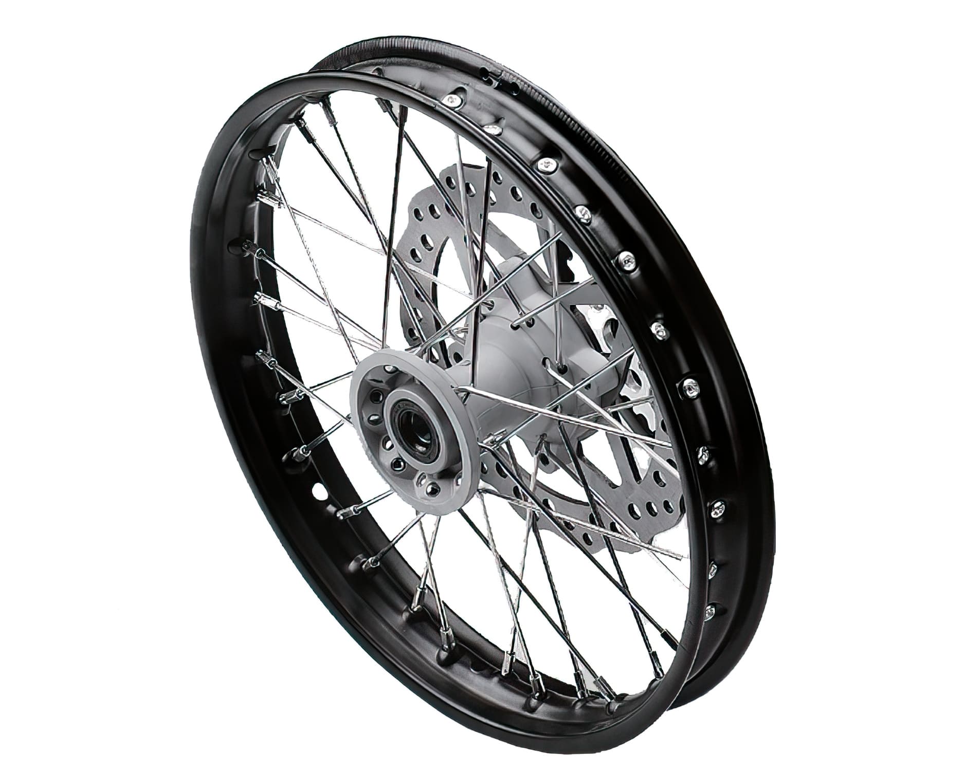 YCF-110-0601-5B Ruota anteriore rinforzato 14" con disco YCF Pit Bike / Dirt Bike