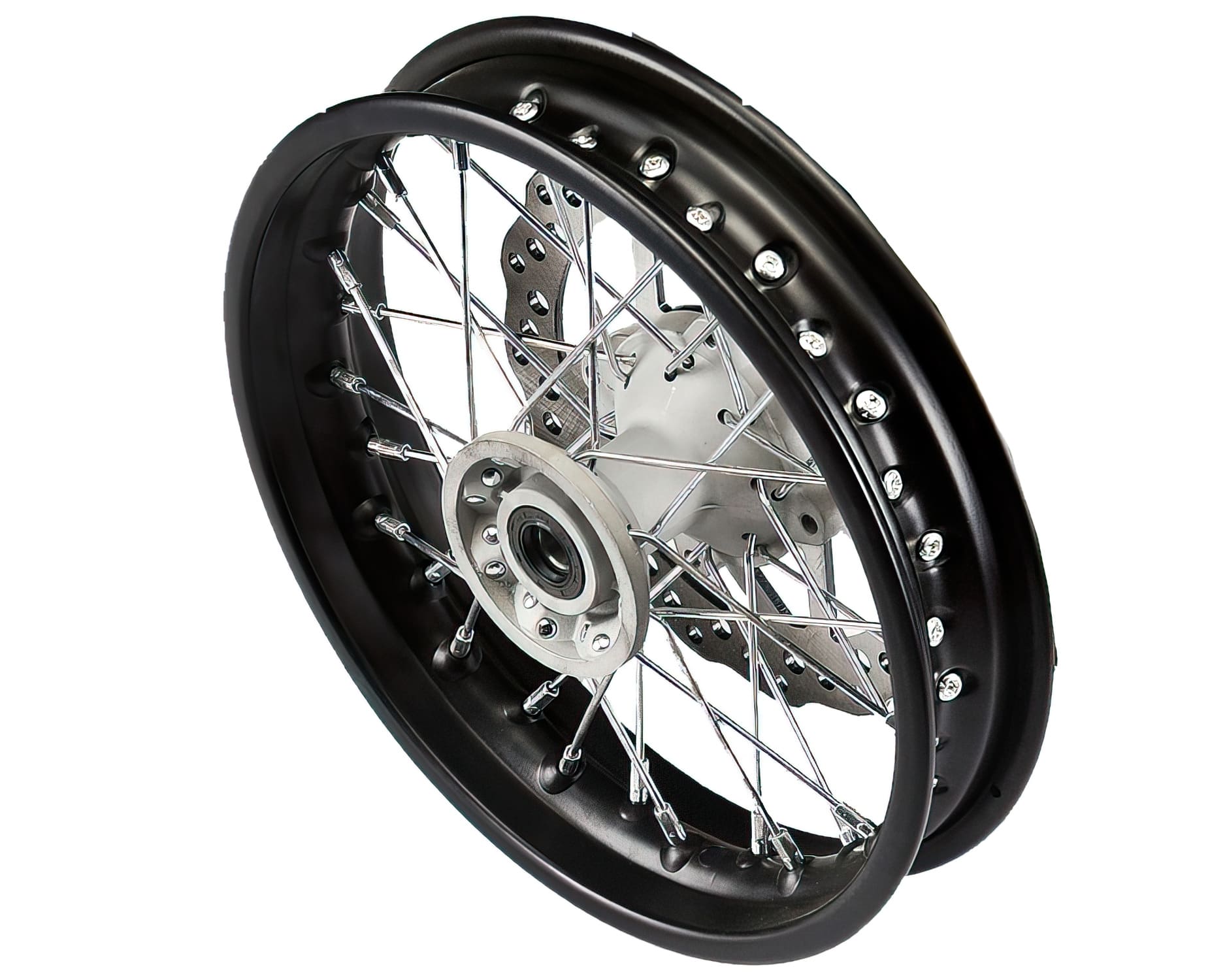 YCF-110-06017 Ruota anteriore 1.85x12" SM con disco YCF Pit Bike / Dirt Bike