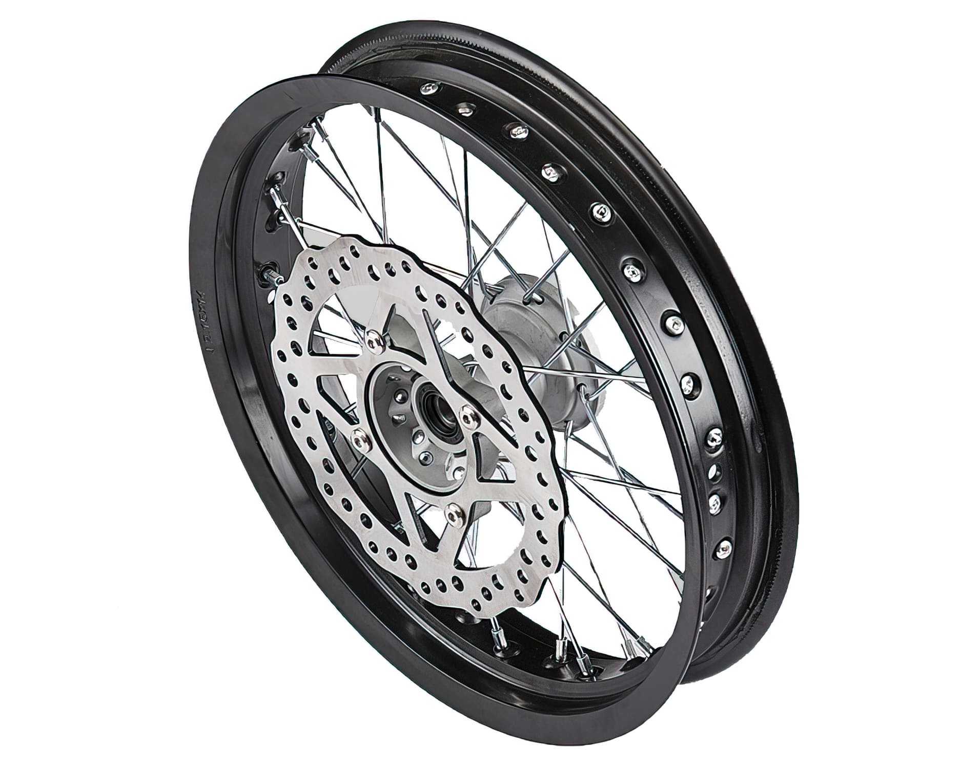 YCF-110-0601-93 Ruota anteriore alluminio 2.15x14" con disco Pit Bike YCF Bigy SM