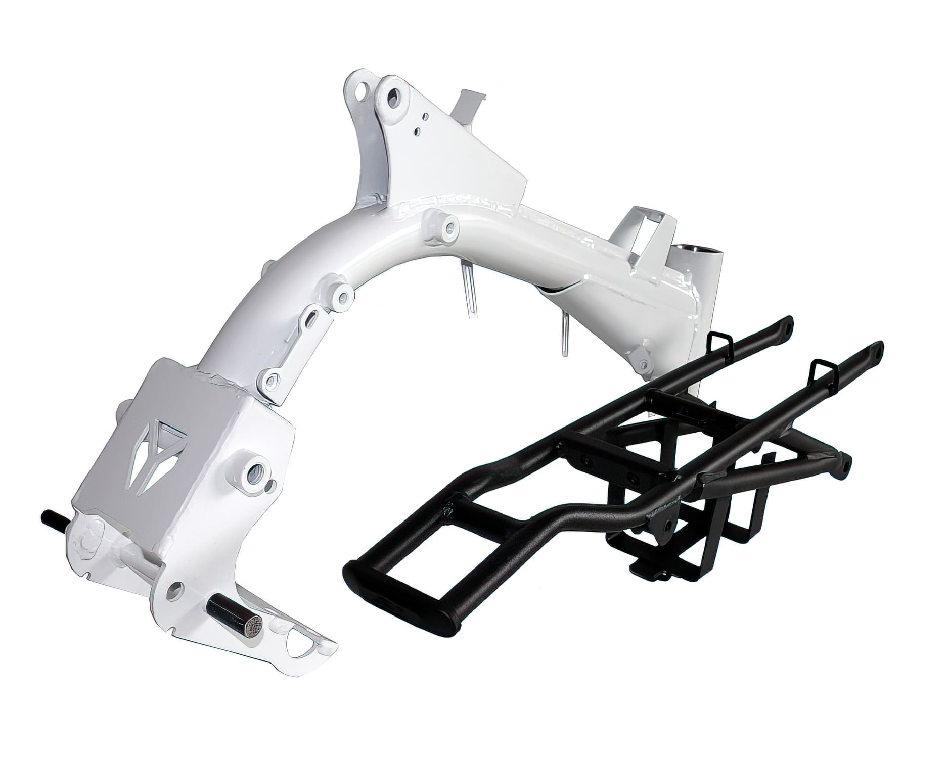 YCF-88-161-0301/WH Telaio completo bianco per braccio osc. mono Pit Bike YCF Start 88cc 2020