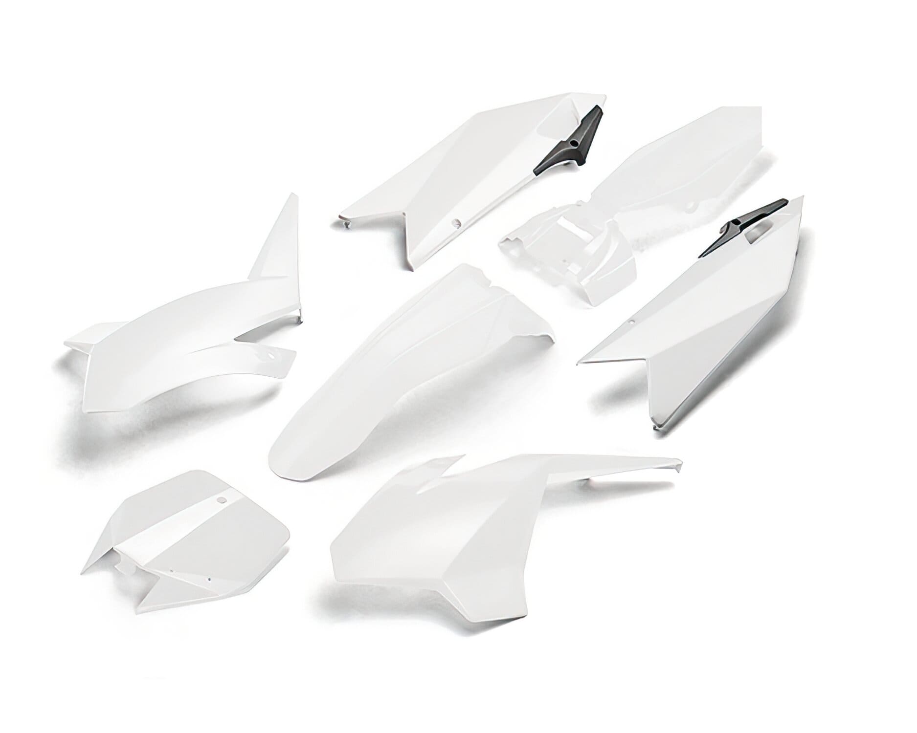 YCF-KPBIGY/WH White YCF Bigy Pit Bike plastic kit