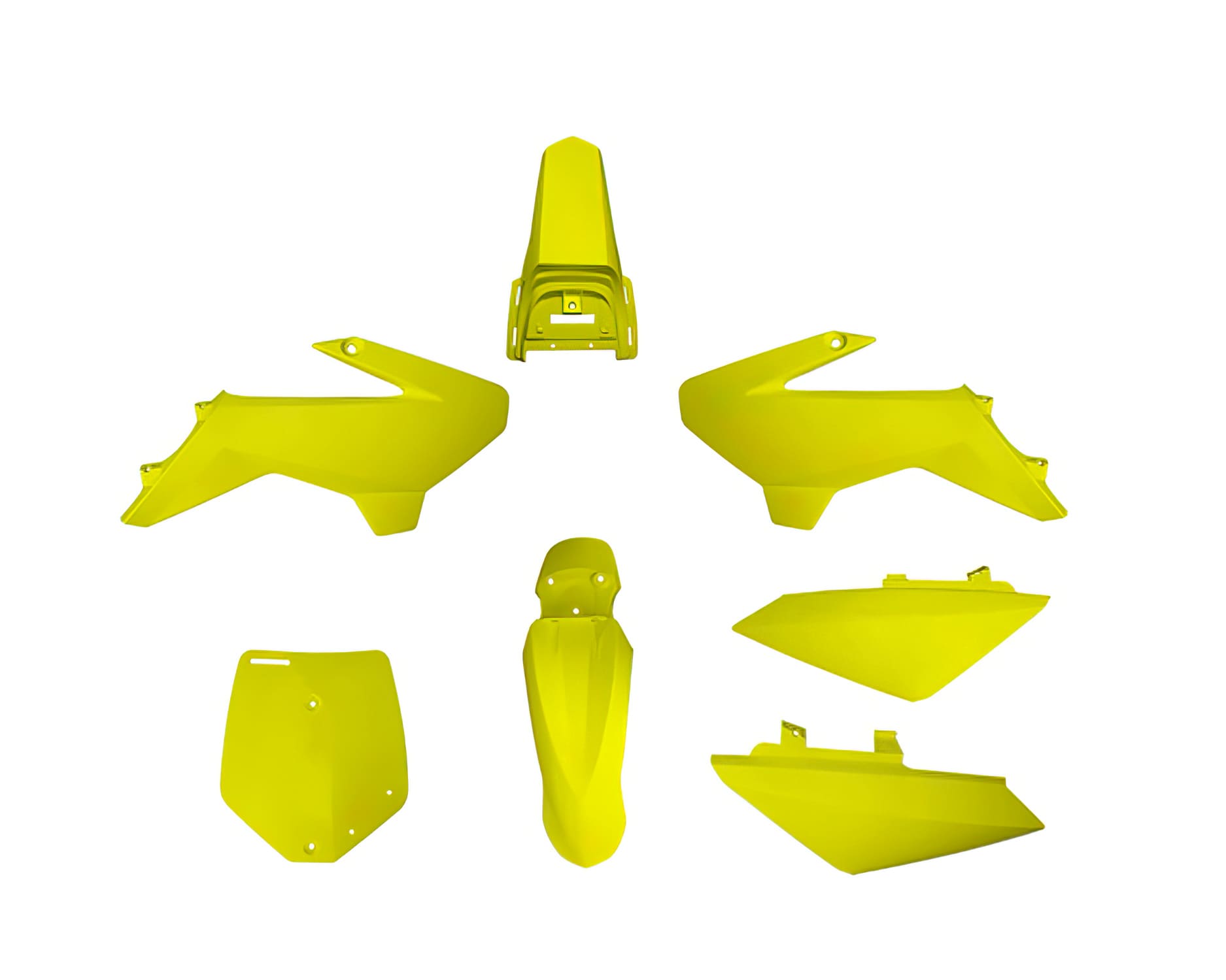 YCF-KPYCF50/YE Yellow Plastic Kit Pit Bike YCF50 up to 2020