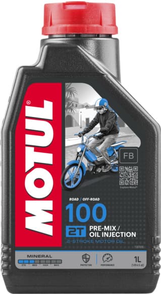 OMOT104024 Olio Motore 2T Motul 100 minerale 1L