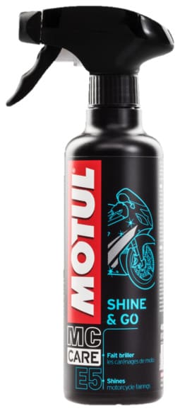 OMOT103000 Detergente plastica Moto / Scooter Motul E5 Shine & Go 400ml