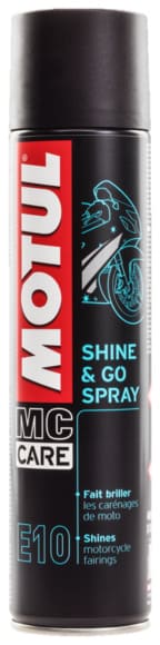 OMOT103175 Motorcycle / Scooter Plastic Cleaner Motul E10 Shine &amp; Go Spray 400ml