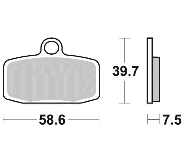 BRA-955CM44 Pastiglie freno Braking 955CM 44 SX / TC 85