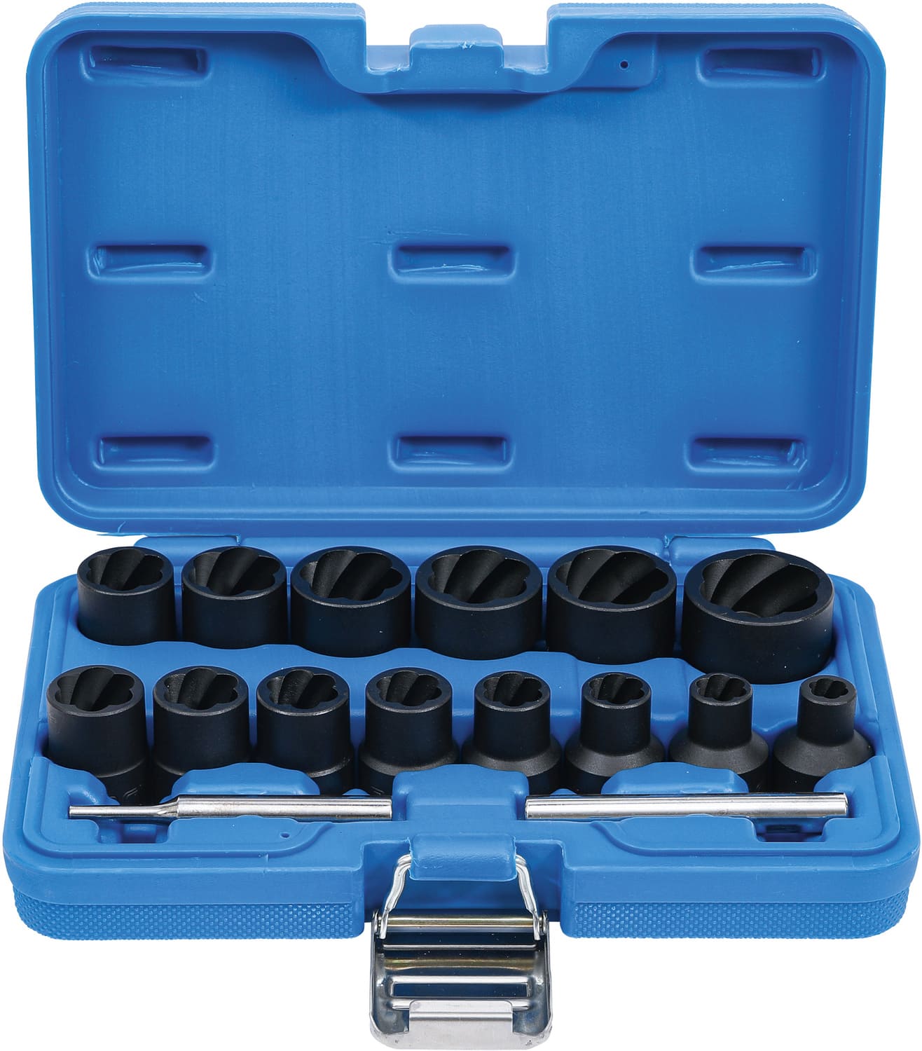 BGS5269 Screw extractor socket set (spiral) BGS 12.5 mm (1/2") drive 8 - 27 mm 16 pcs.