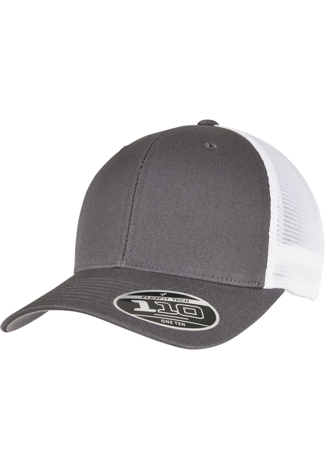 FF-110MT-02706-0050 2-Tone 110 Flexfit Mesh Cap charcoal/white