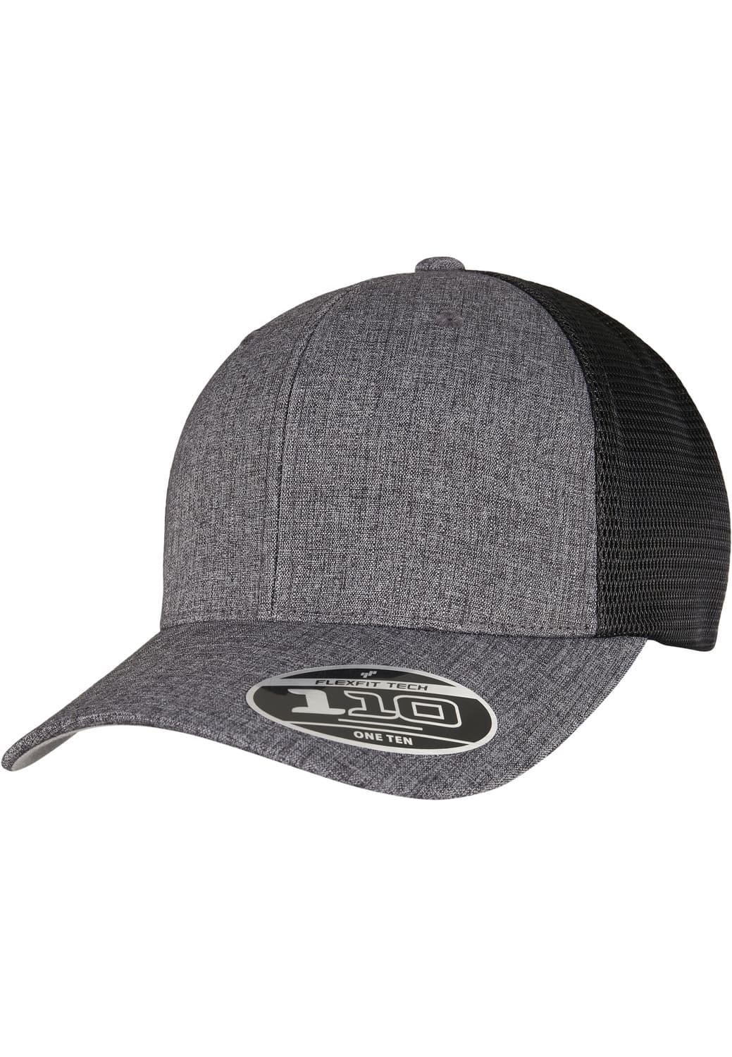 FF-110MT-02708-0050 2-Tone 110 Flexfit Mesh Cap melange charcoal/black