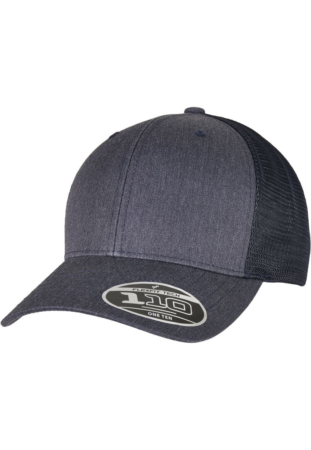 FF-110PT-00721-0050 110 Flexfit Melange heather/navy trucker cap