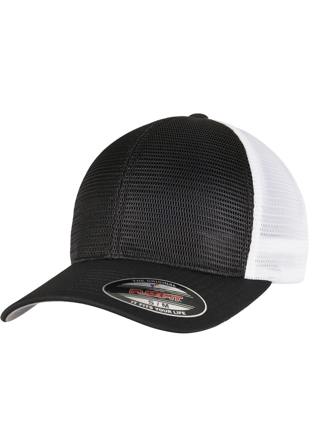 FF-360T-00826-0053 Flexfit 360 Omnimesh 2-Tone Cap Black/White S/M