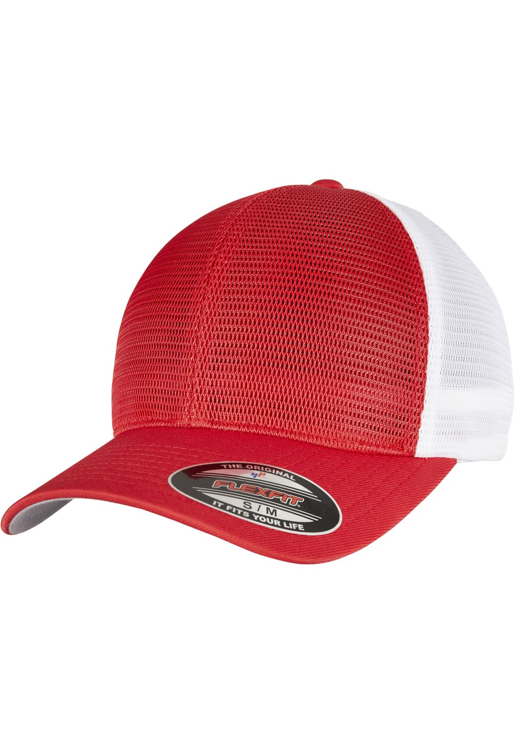 FF-360T-01546-0053 Flexfit 360 Omnimesh 2-Tone Cap Red/White S/M