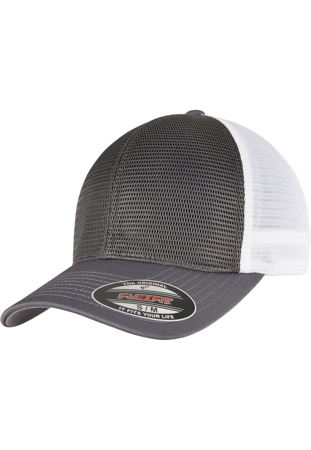 FF-360T-02706-0053 Flexfit 360 Omnimesh 2-Tone cap charcoal/white S/M