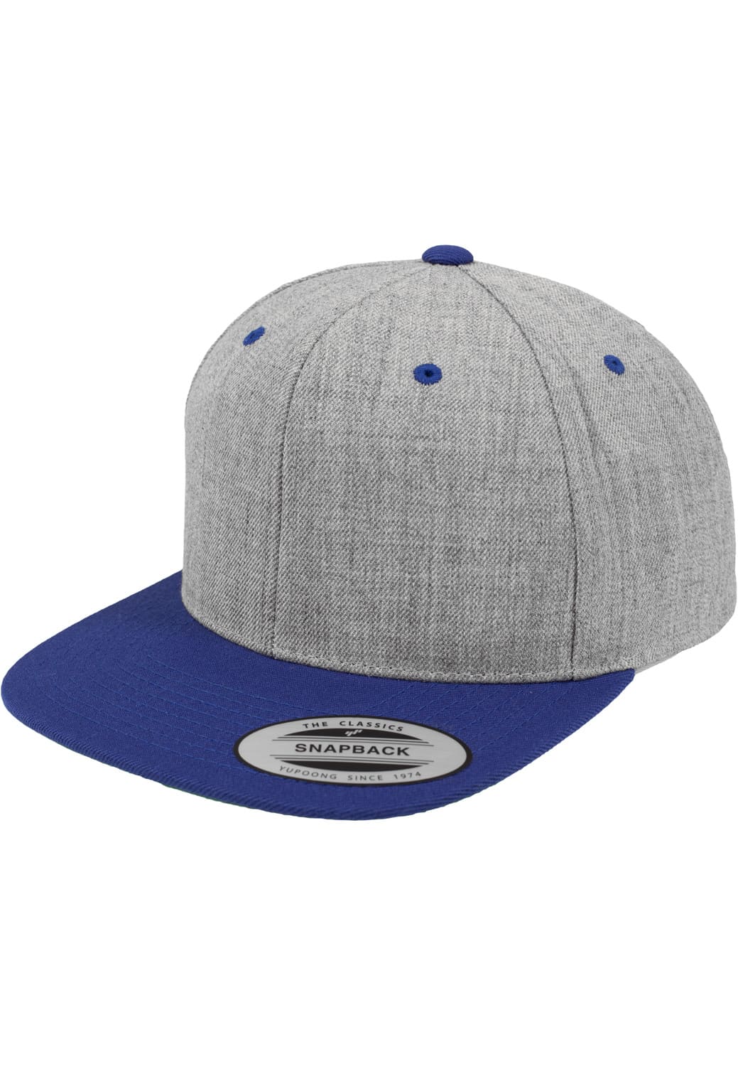 FF-6089MT-00723-0050 Classic 2-Tone Flexfit heather/blue snapback cap