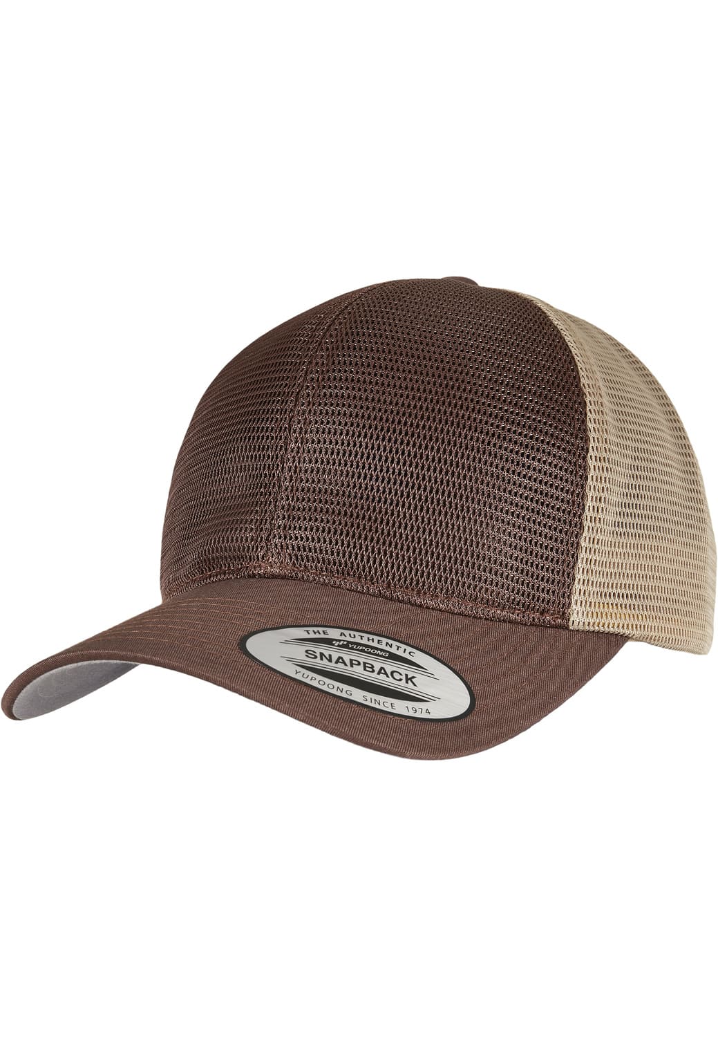 FF-6360T-00657-0050 360° Omnimesh Flexfit 2-Tone brown/khaki cap