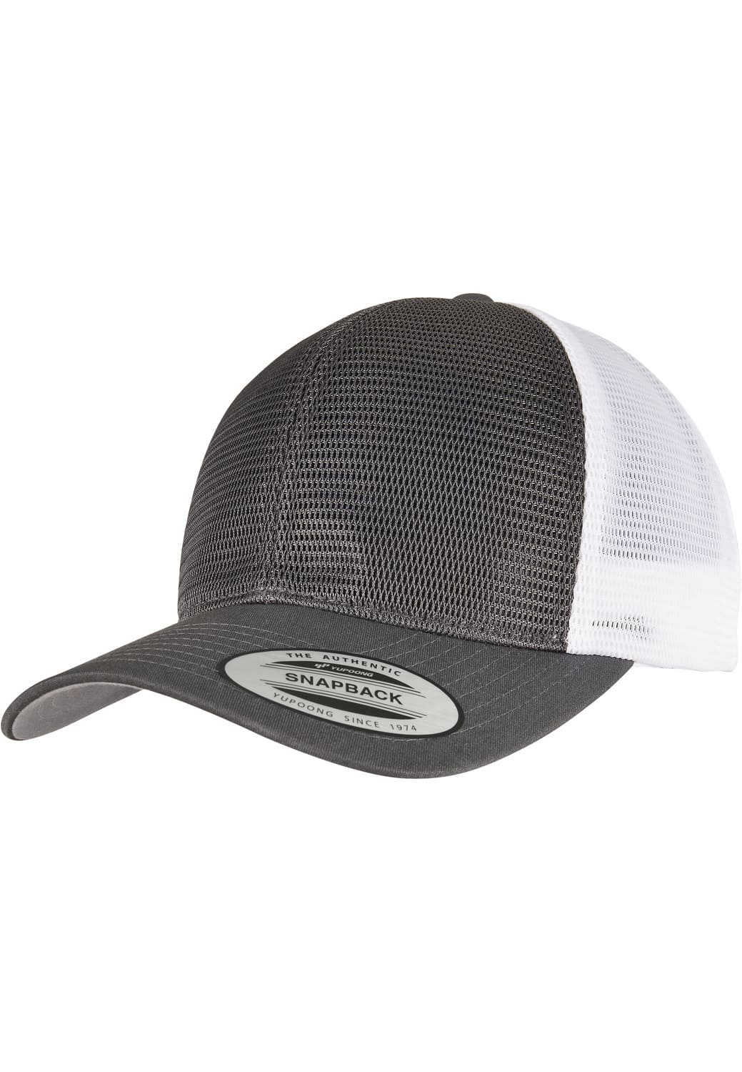 FF-6360T-02706-0050 360° Omnimesh Flexfit Cap 2-Tone charcoal/white