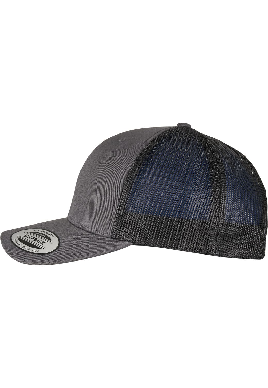 FF-6606RT-01166-0050 Retro 2-Tone Flexfit trucker cap charcoal/black