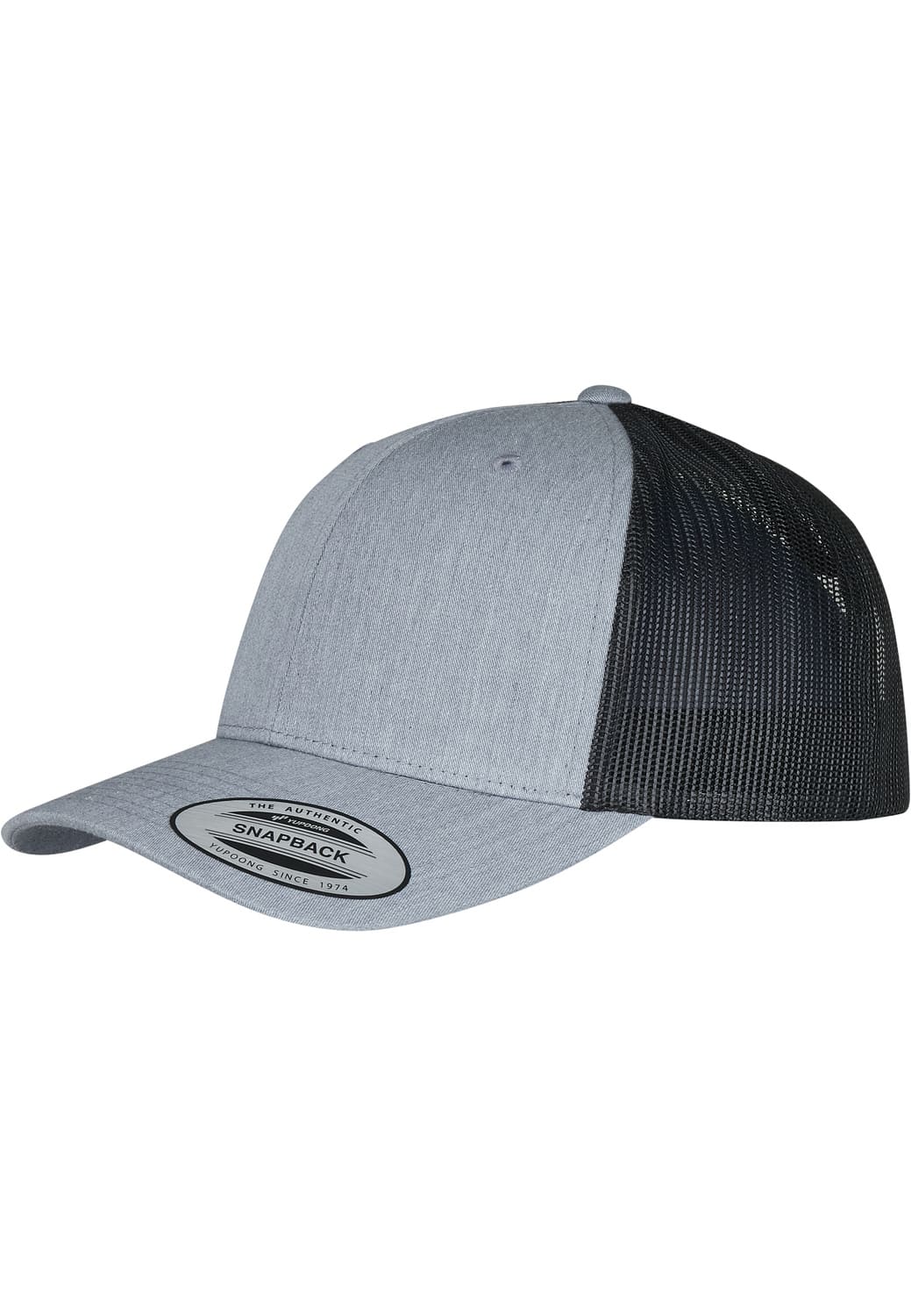 FF-6606T-00720-0050 Retro Flexfit 2-Tone heather/black trucker cap