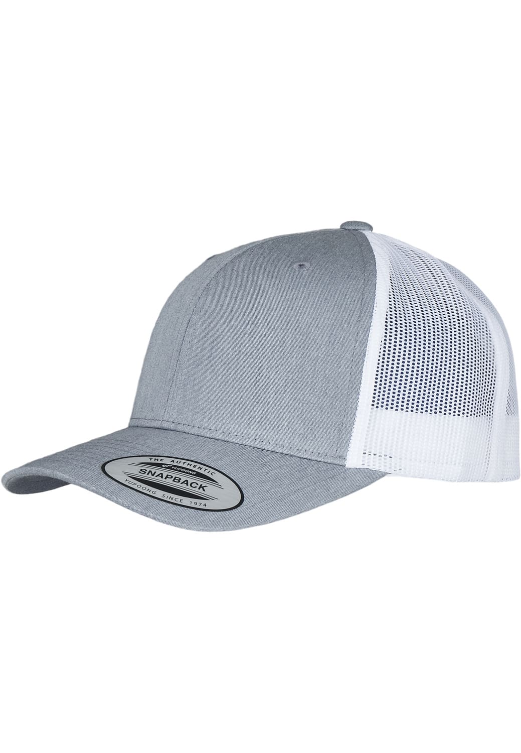 FF-6606T-01065-0050 Retro Flexfit 2-Tone heather/white trucker cap