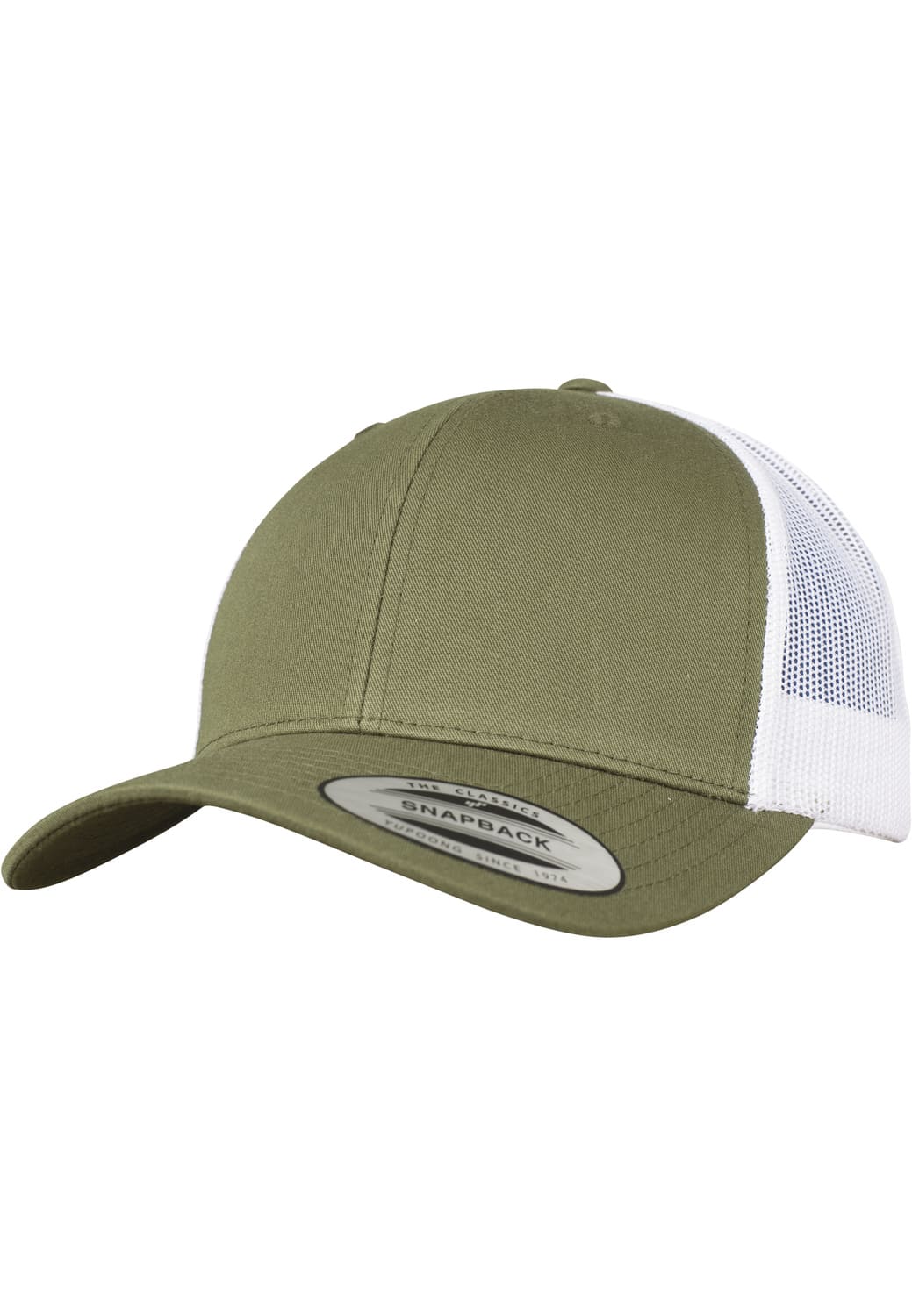 FF-6606T-01127-0050 Retro Flexfit 2-Tone Buck/White Trucker Hat