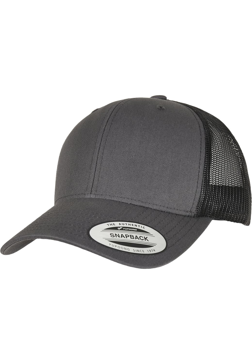 FF-6606T-01166-0050 Retro Flexfit 2-Tone charcoal/black trucker cap