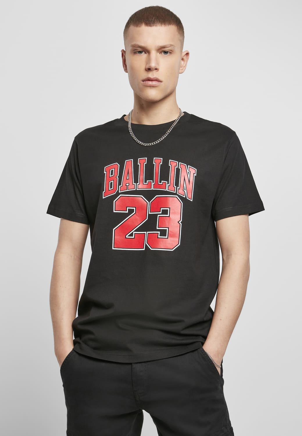 MT1408-00007-0060 Ballin 23 black XXL t-shirt