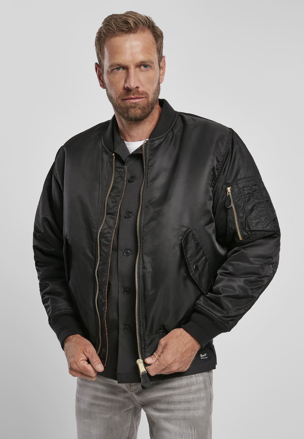 BD3149-00007-0231 Bomber MA1 Brandit nero 7XL