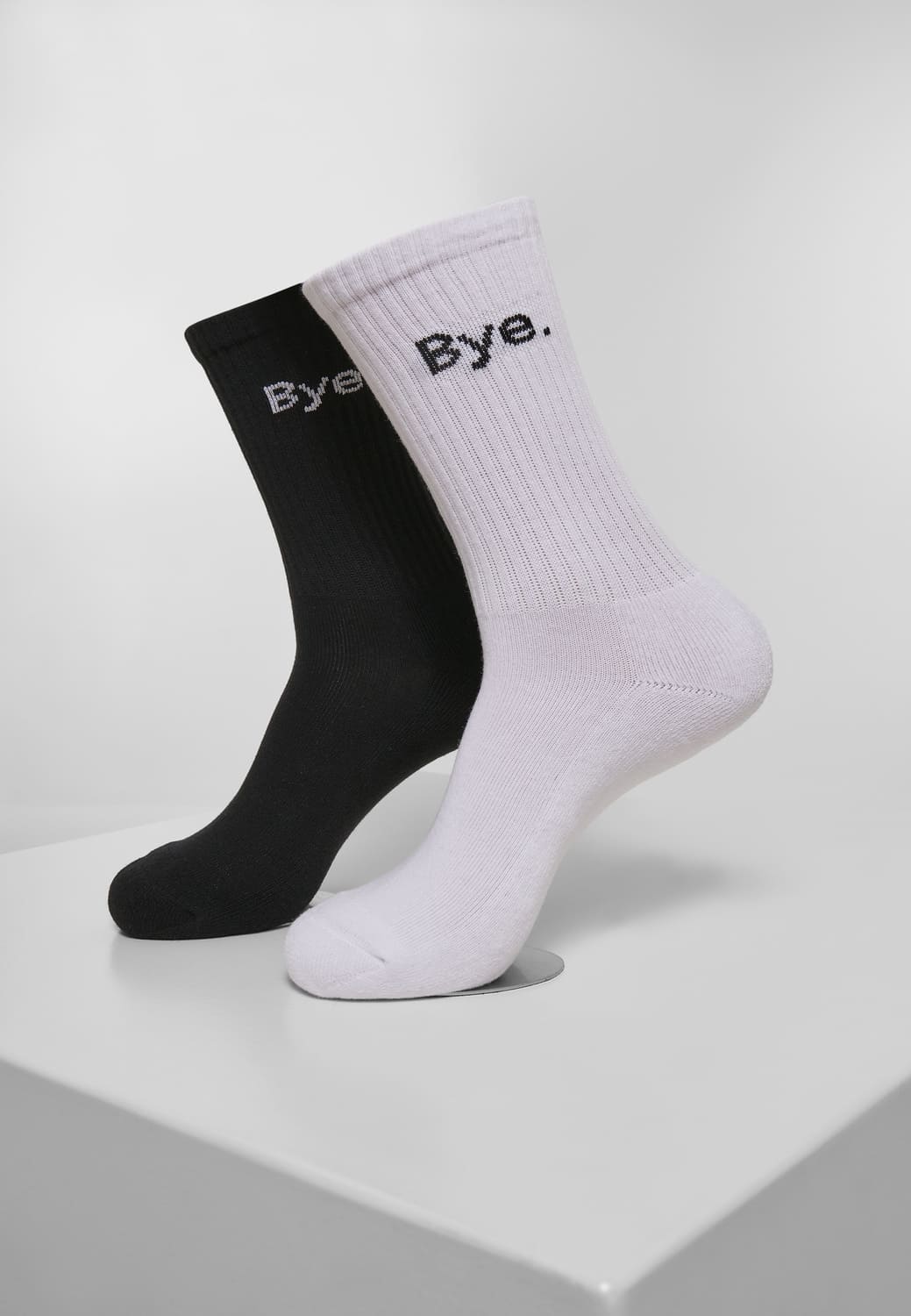 MT2044-00826-0080 HI Socks - Bye short 2-pack black/white 35-38