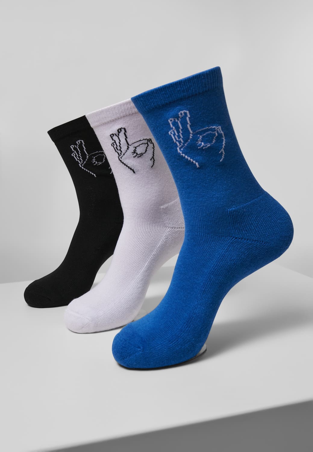 MT2072-02777-0080 Salty Socks 3-pack black/white/blue 35-38