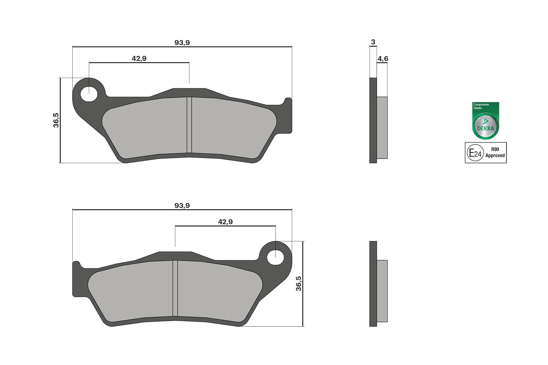 M6215020BB Malossi Sport Brake Pads Yamaha Majesty