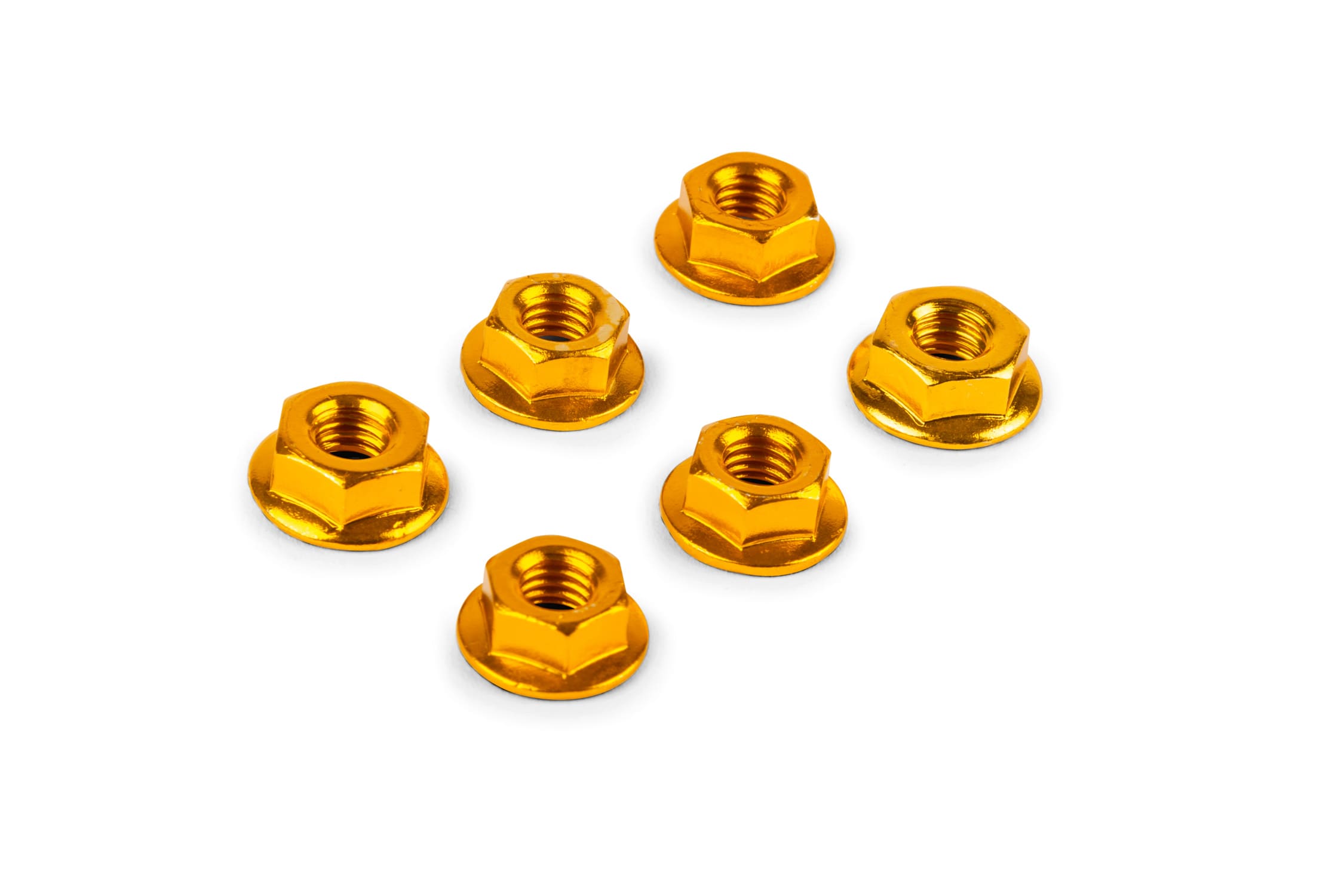 STR-558.03/GO Nuts M6 (x6) gold anodized