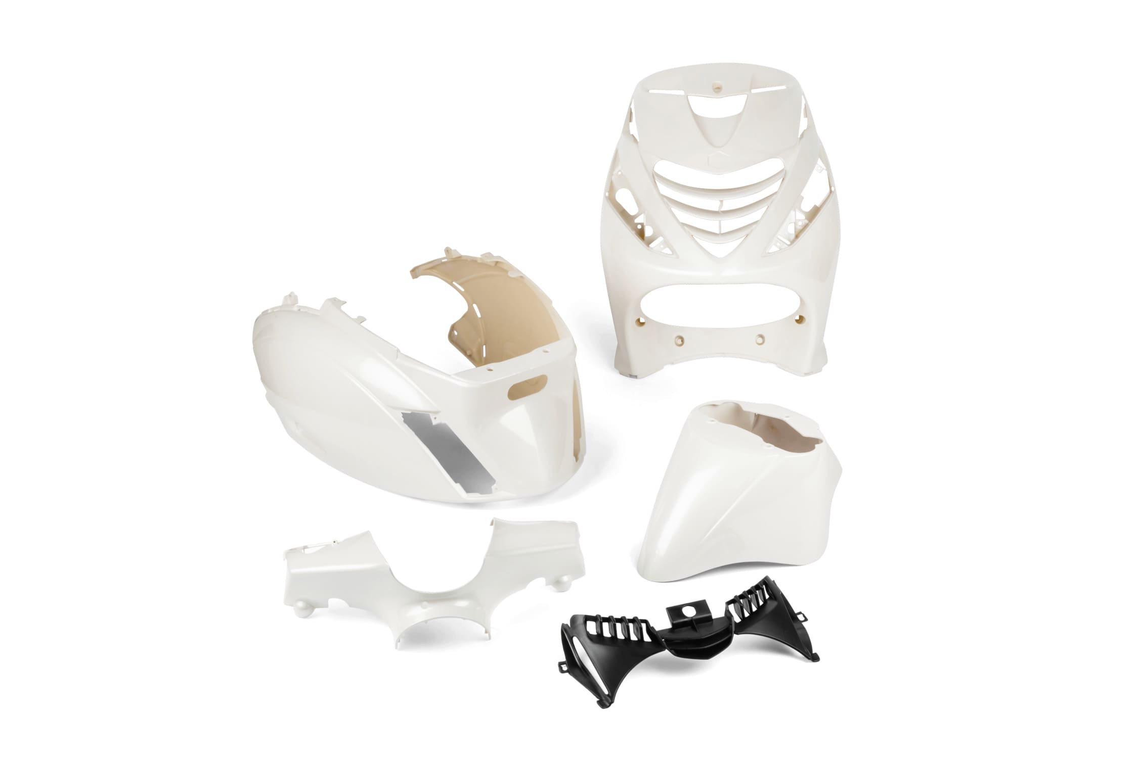 KIT CARENA 5 PEZZI BIANCO PIAGGIO ZIP SP2