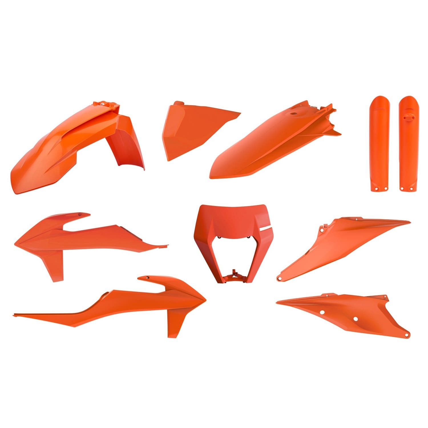 POL-91041 Orange Polisport Fairing Kit KTM XC-W / EXC