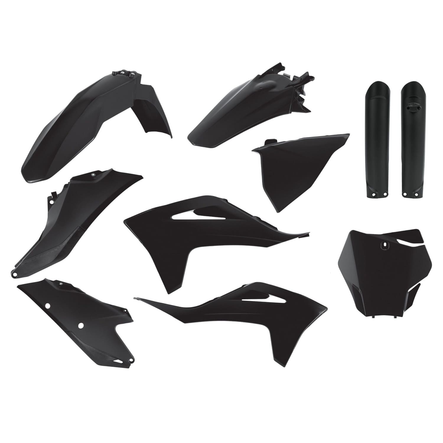 POL-91066 Polisport Fairing Kit Black Gas Gas MC