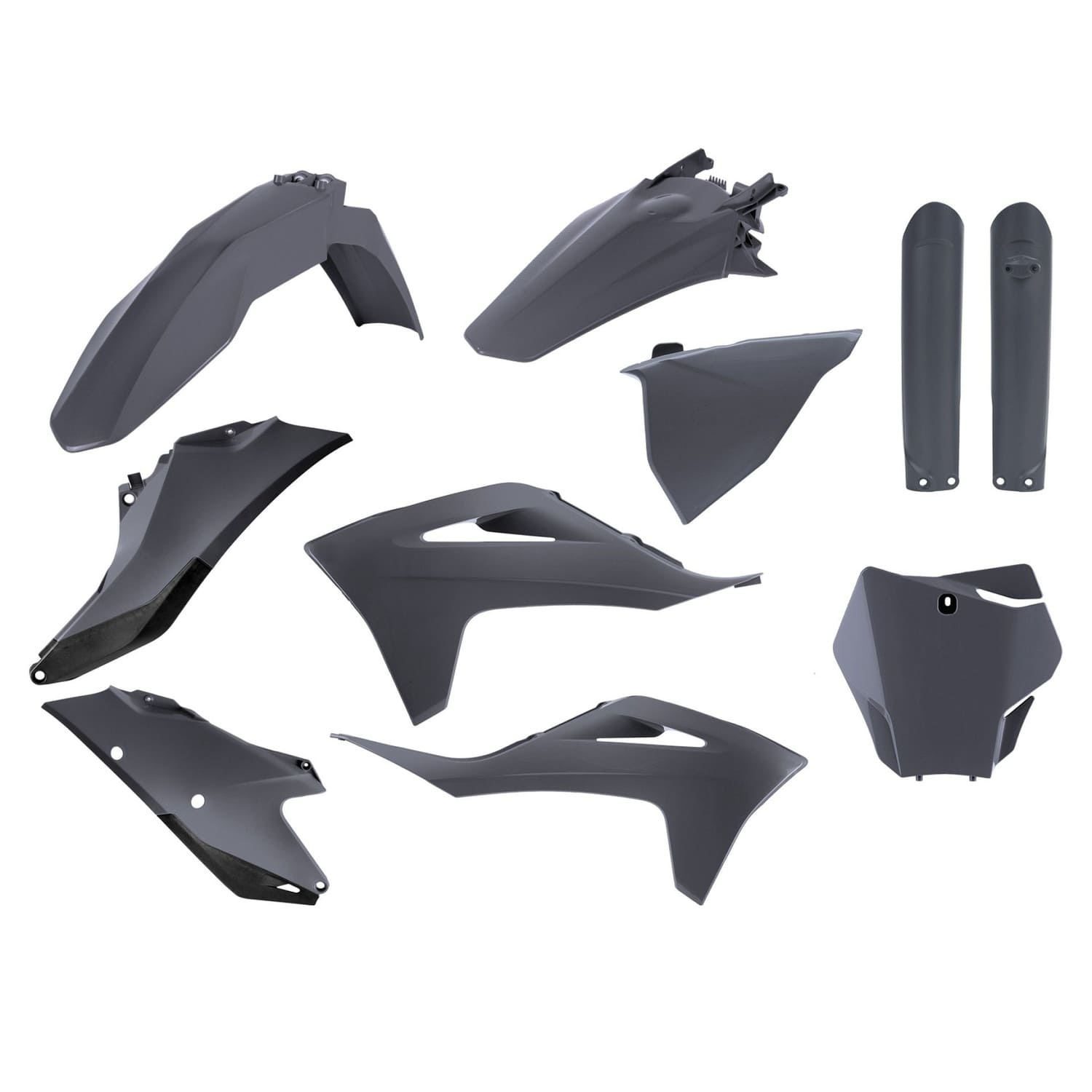 POL-91067 Polisport gray fairing kit Nardo Gas Gas MC