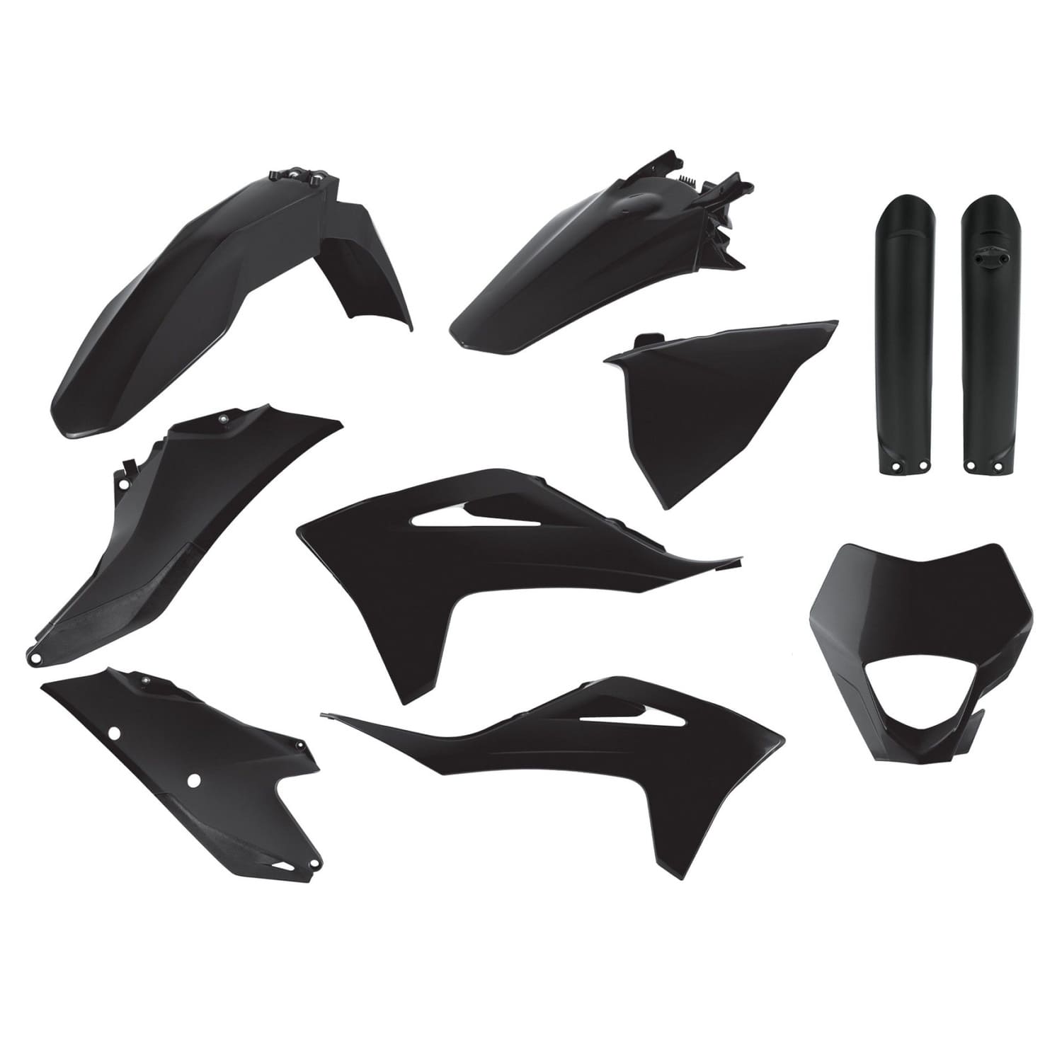 POL-91028 Polisport Fairing Kit Black Gas Gas EC