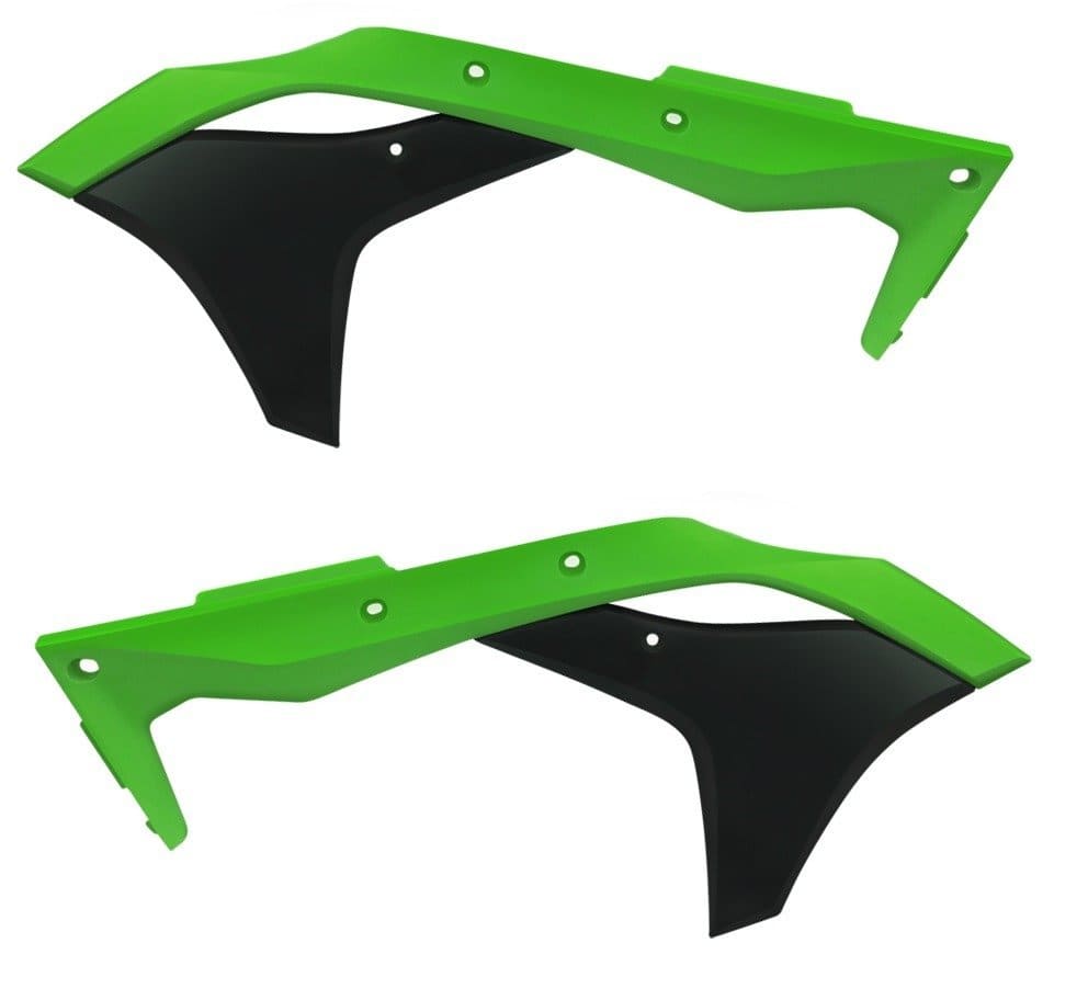 POL-8556600008 Polisport Green Front Side Fairing Kawasaki KXF 250 / 450