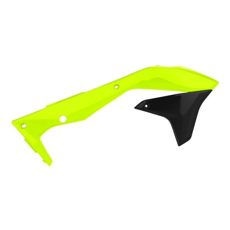 POL-8554200001 Polisport Fluorescent Yellow Front Side Fairing Kawasaki KXF 450