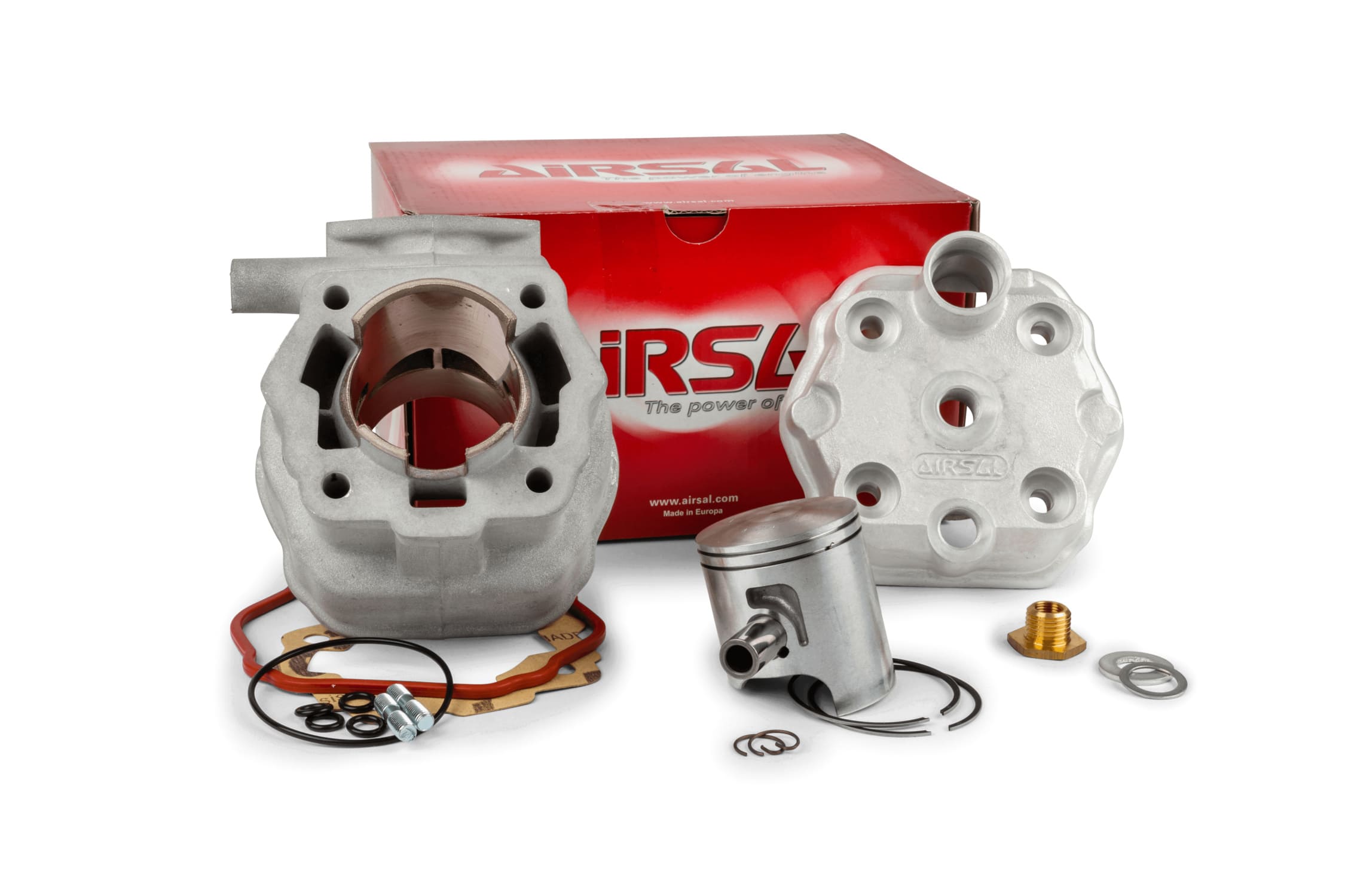 C1083448 Airsal Alu Racing 72cc Cylinder Kit, Derbi Euro2 (EBE / EBS)