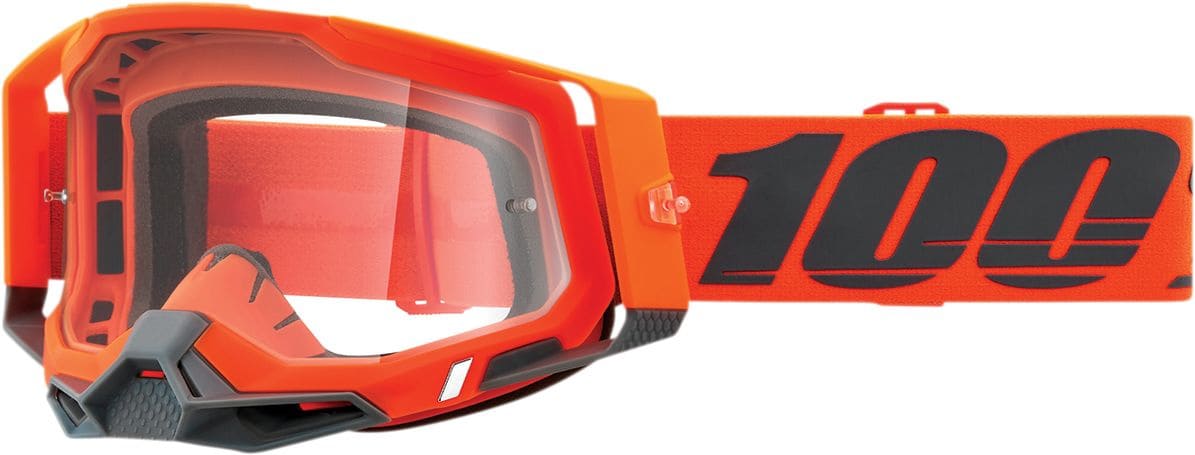 HDP26012898 Maschera cross 100% Racecraft 2 KERV trasparente