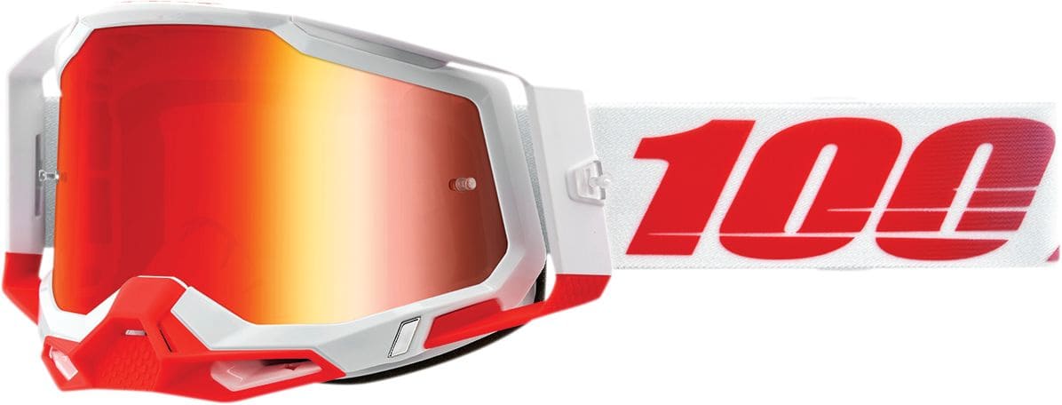 HDP26012906 Maschera cross 100% Racecraft 2 St-Kith specchio rosso