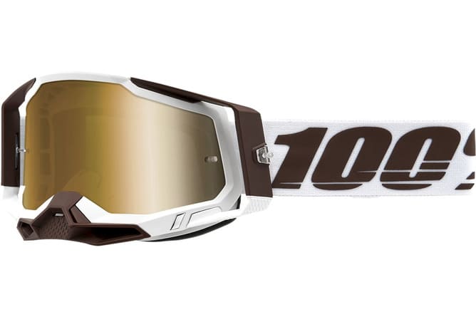 HDP26013080 Maschera cross 100% Racecraft 2 Snowbird dorato