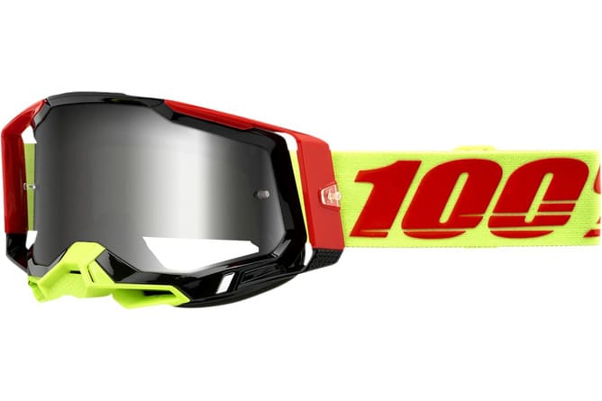 HDP26013083 Maschera cross 100% Racecraft 2 WIZ argento