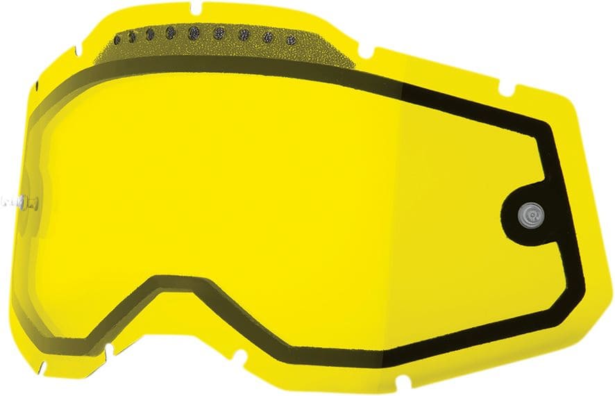 HDP26020952 100% Racecraft 2 / Accuri 2 / Strata 2 Vented Double Lens Yellow