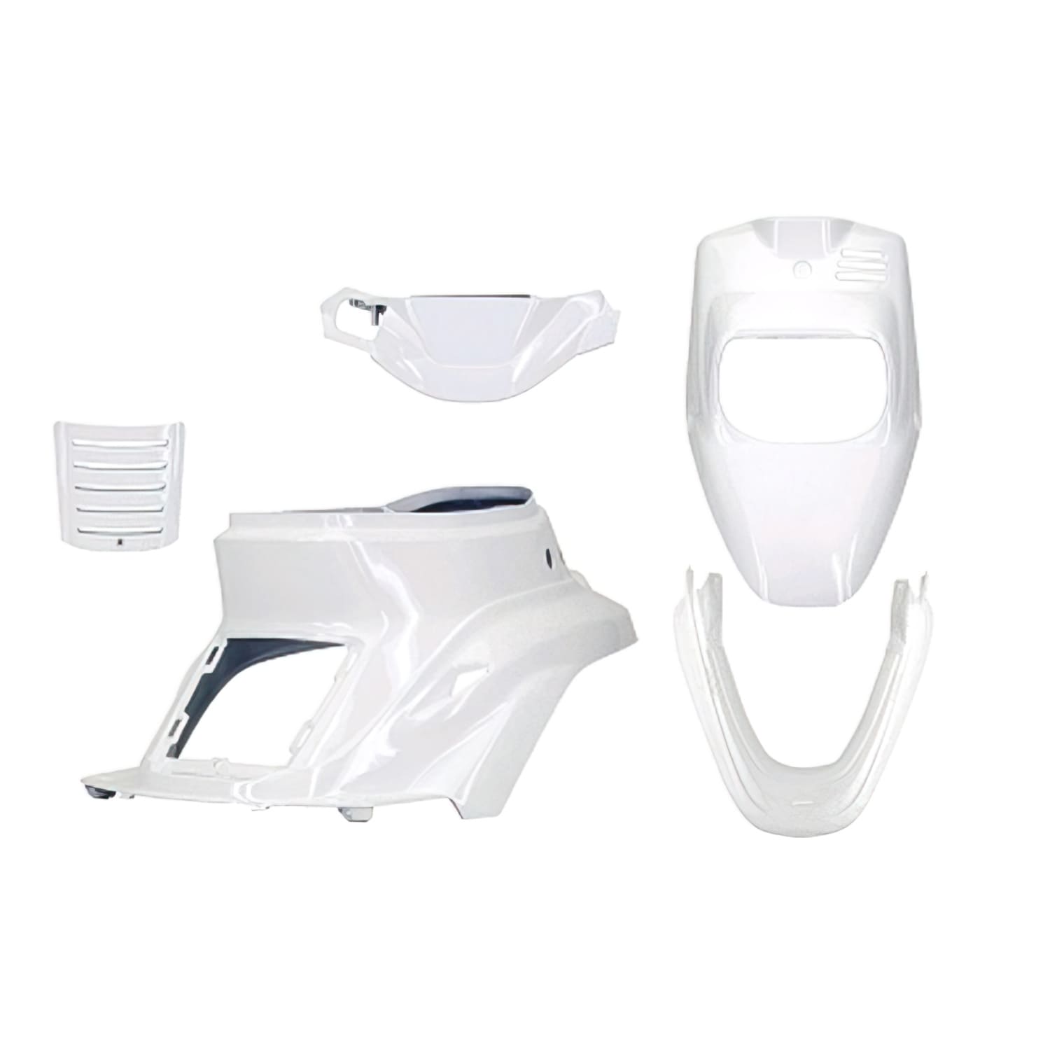 A366609 5-piece fairing kit white Yamaha BWs up to 2004