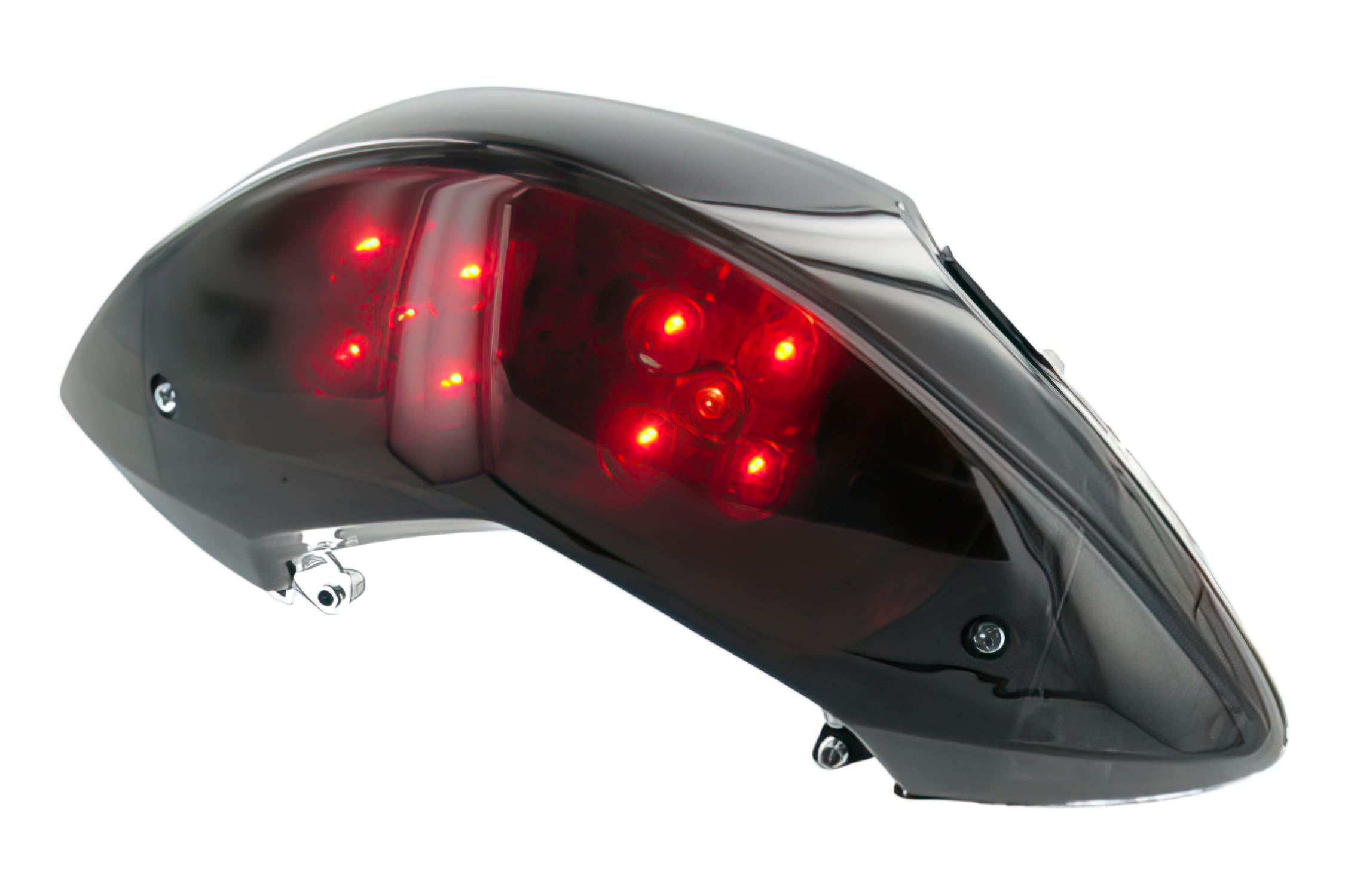 STR-656.07/CE Black-Line LED Taillight, with Indicator Function, Yamaha Jog RR / MBK Mach G CE Approved